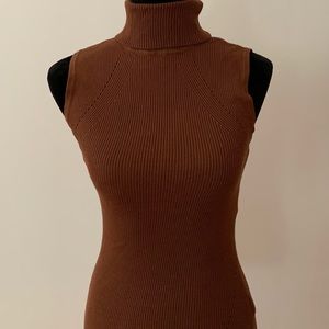 Nearly New WHBM Brown Turtleneck Sweater